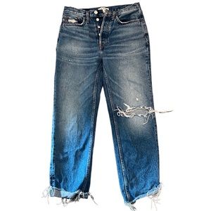 Re/done Ripped boyfriend Jeans size 27.  Perfect Condition. Barely used!